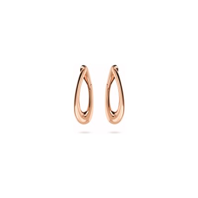 Boucles d'oreilles Bronzallure Purezza en métal doré rose à l'or fin 18 carats