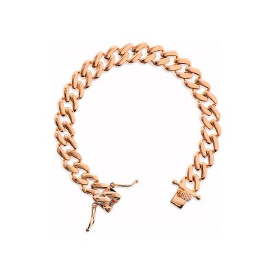 Bracelet Bronzallure Purezza en métal doré rose à l'or fin 18 carats