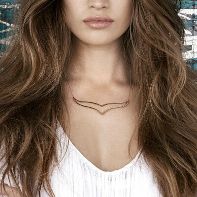 Ginette NY JUMBO ketting, roségoud