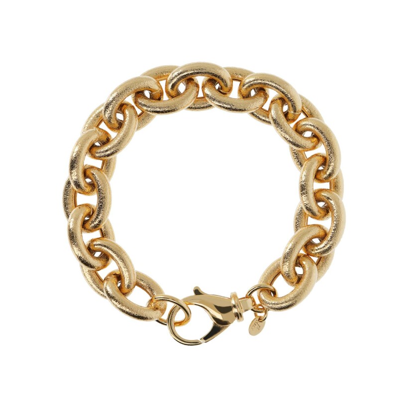 Bracelet Etrusca Velvet en plaqué or 