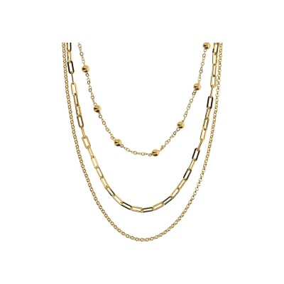 Collier Etrusca Gioielli Itaca en métal doré à l'or fin 18 carats
