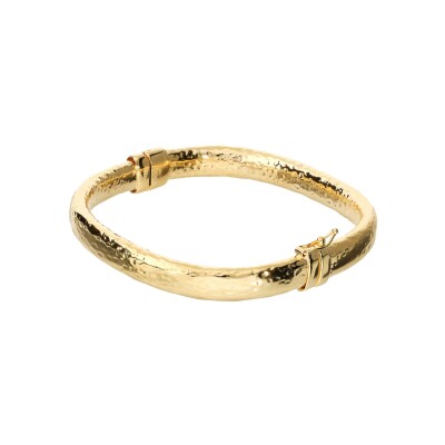 Bracelet jonc Etrusca Gioielli Itaca en métal doré à l'or fin 18 carats