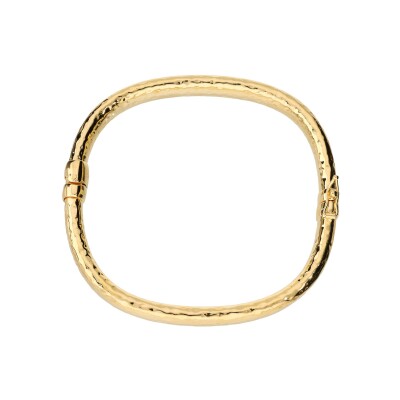 Bracelet jonc Etrusca Gioielli Itaca en métal doré à l'or fin 18 carats