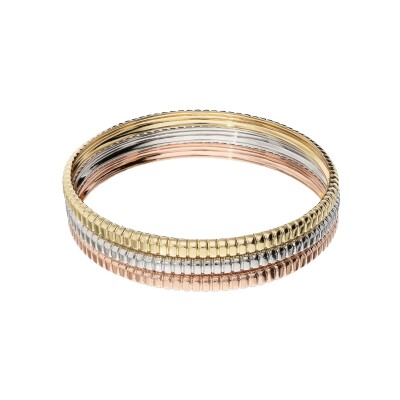 Bracelet jonc Etrusca Gioielli Itaca en métal doré à l'or fin 18 carats