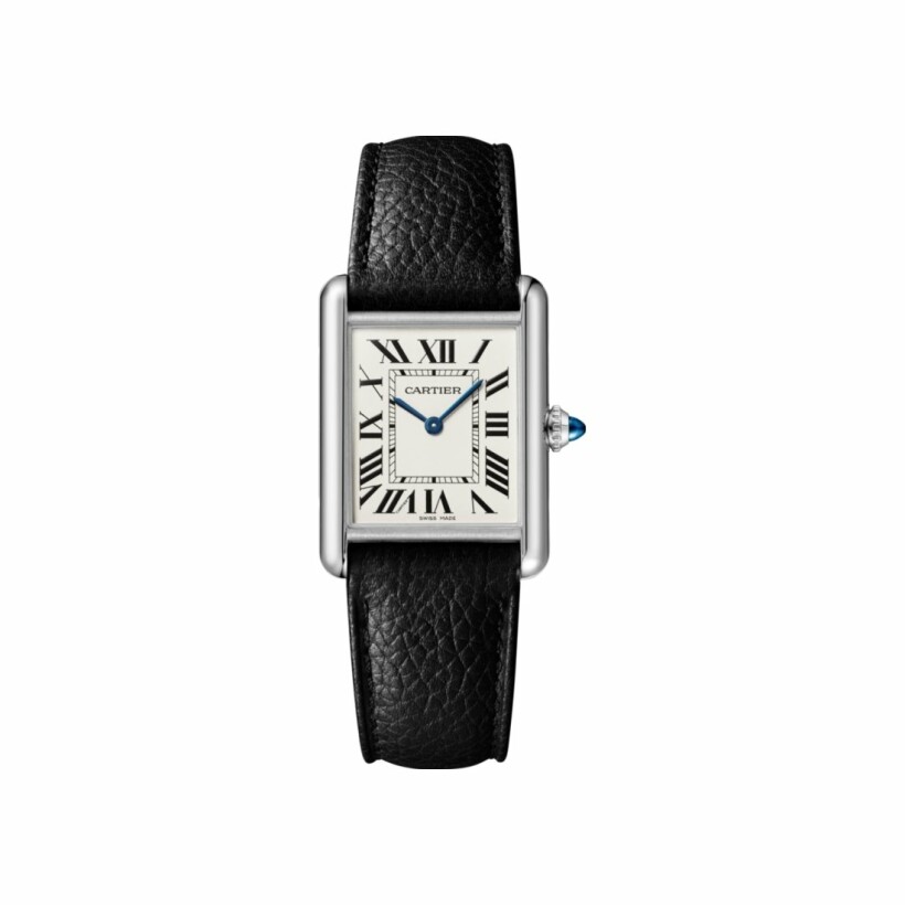 CRWJTA0021 - Tank Louis Cartier watch - Large model, hand-wound mechanical  movement, rose gold, diamonds - Cartier
