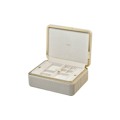 Boîte à bijoux moyenne Wolf 1834 Bella en cuir vegan