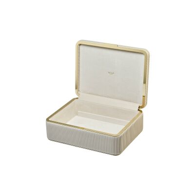 Boîte à bijoux moyenne Wolf 1834 Bella en cuir vegan