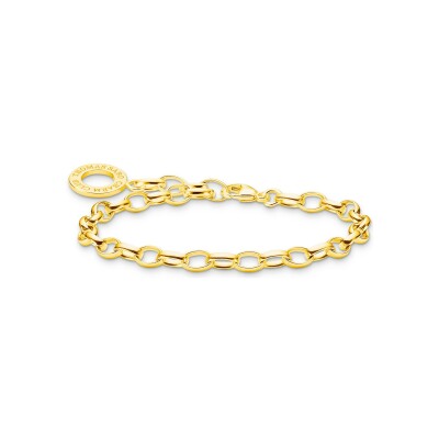 Bracelet Thomas Sabo Charm Club en argent plaqué or jaune