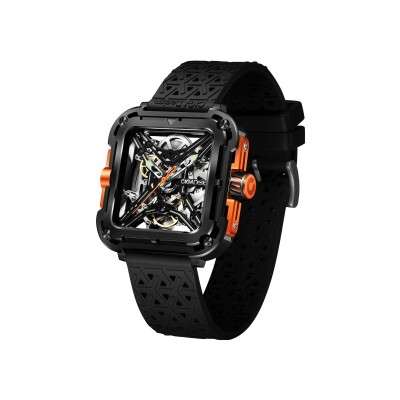 Montre CIGA Design Series X Gorilla Black Orange X011-BLOG-W25BK