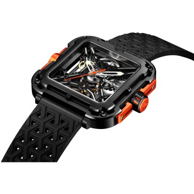 Montre CIGA Design Series X Gorilla Black Orange X011-BLOG-W25BK
