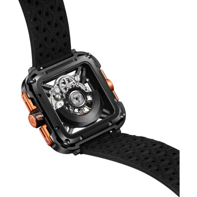 Montre CIGA Design Series X Gorilla Black Orange X011-BLOG-W25BK