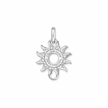 Charm Thomas Sabo soleil pavé en argent et oxyde de zirconium