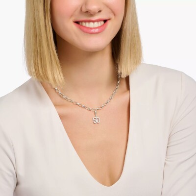 Chaîne à charm Thomas Sabo Charm Club en argent et email