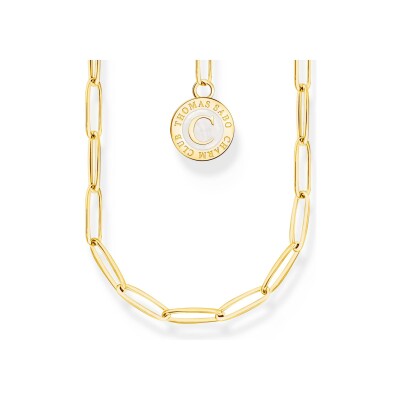 Chaînes Thomas Sabo Charm Club en argent, plaqué or et email