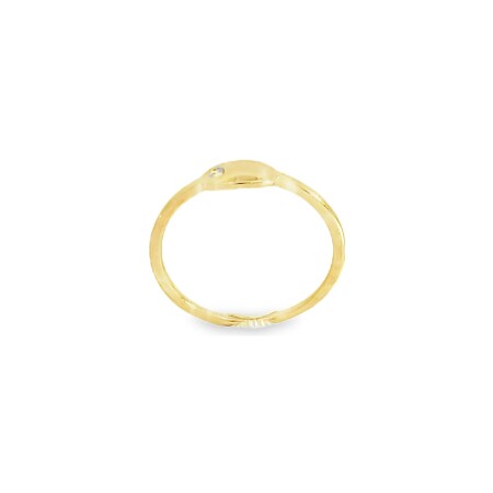 Bague en or jaune et diamant