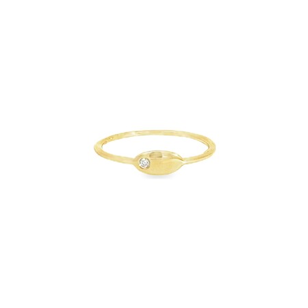 Bague en or jaune et diamant