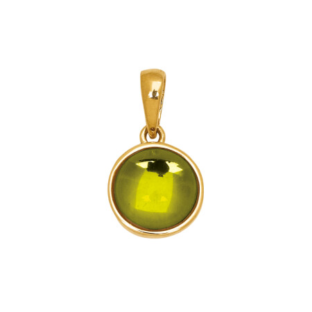 Pendentif en or jaune et péridot