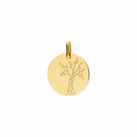 Médaille arbre de vie en or jaune