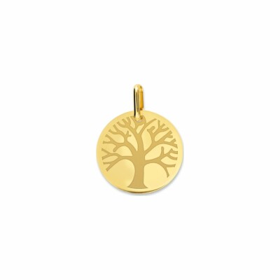 Médaille arbre de vie en or jaune