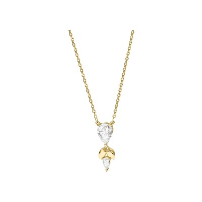 Collier Murat L'Epi en argent doré à l'or et oxydes de zirconium