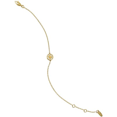 Bracelet Murat Plein Soleil en argent doré à l'or et oxydes de zirconium
