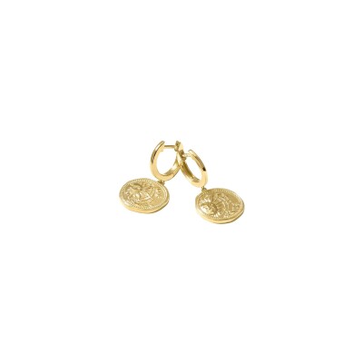 Boucles d'oreilles Murat Le Trésor en argent doré à l'or 