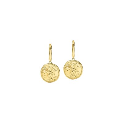 Boucles d'oreilles Murat Le Trésor en argent doré à l'or 