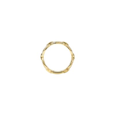Bague Murat Café Lumière en argent, plaqué or et oxyde de zirconium