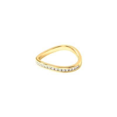 Bague Murat Seine en argent, plaqué or et oxyde de zirconium