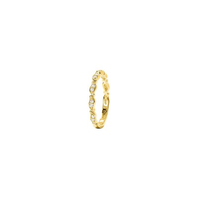 Bague Murat La Marée en argent doré à l'or et oxydes de zirconium
