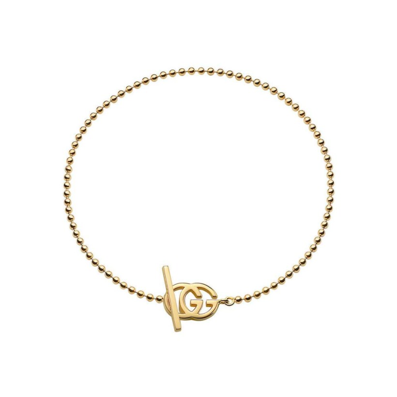 Bracelet chaîne Gucci GG Running en or jaune