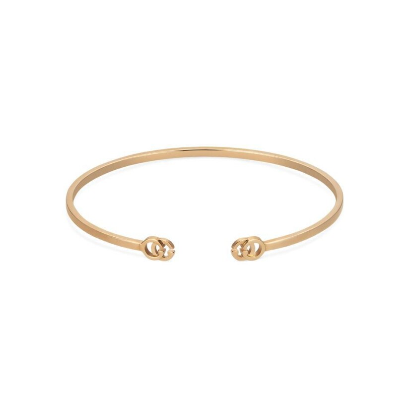 Gucci GG Running bracelet in pink gold, size 16cm
