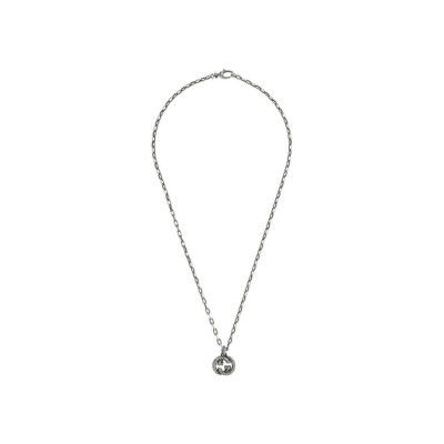 Collier Gucci Interlocking en argent