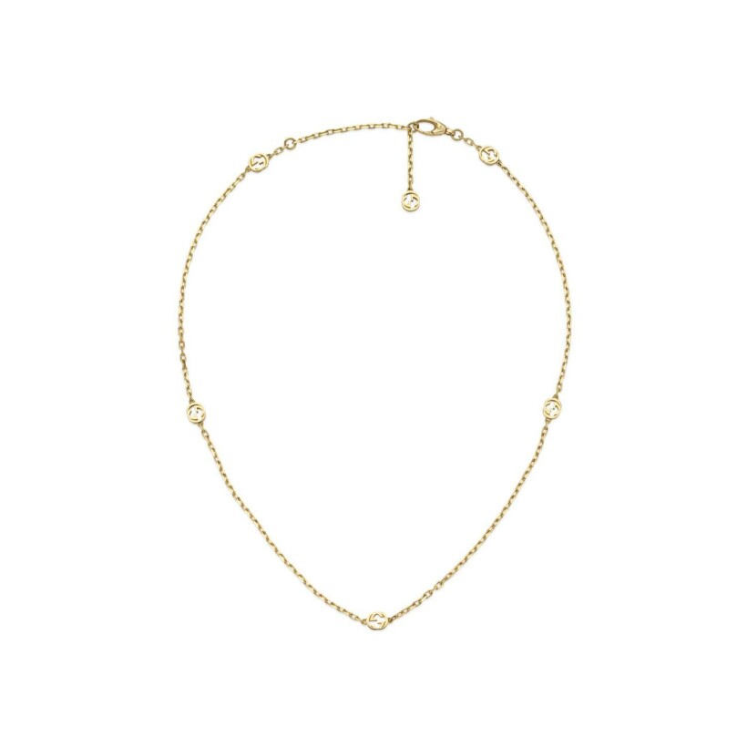 Gucci Interlocking necklace in yellow gold
