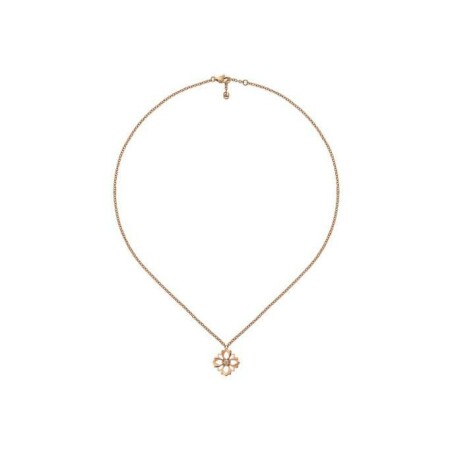 Collier Gucci Flora en or rose et diamant