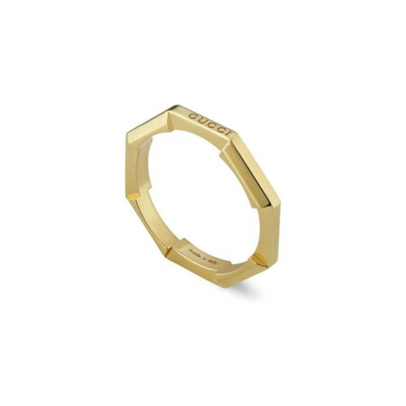 Bague Gucci Link to Love en or jaune