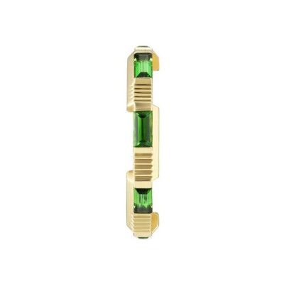 Bague Gucci Link To Love en or jaune et tourmaline, taille 54