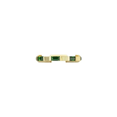 Bague Gucci Link To Love en or jaune et tourmaline, taille 54