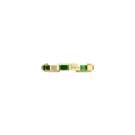 Bague Gucci Link To Love en or jaune et tourmaline, taille 52