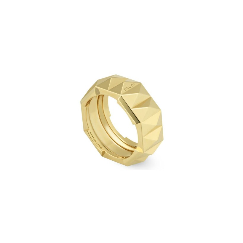 Bague Gucci Link To Love en or jaune, taille 53