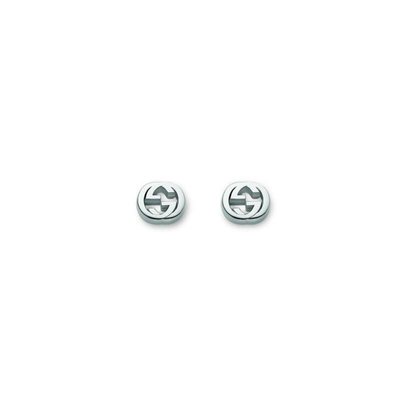 Boucles d'oreilles Gucci Interlocking en argent