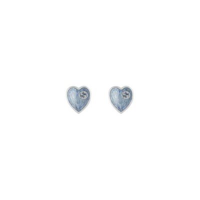 Boucles d'oreilles Gucci Heart en argent