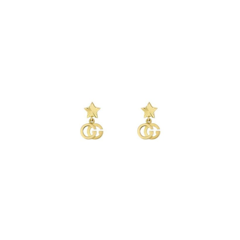 Gucci GG Running earrings in yellow gold