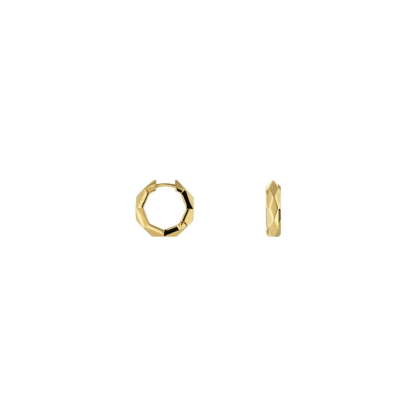 Boucles d'oreilles Gucci Link To Love en or jaune