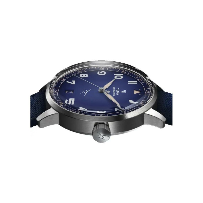 Montre Yema Flygraf Flieger Bleu YFLY24AA-GGS