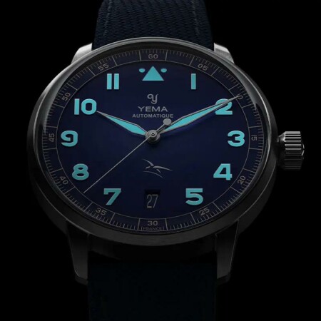 Montre Yema Flygraf Flieger Bleu YFLY24AA-GGS