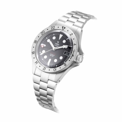 Montre Yema Superman Worldtime Steel GMT YGMT21A39-AMS