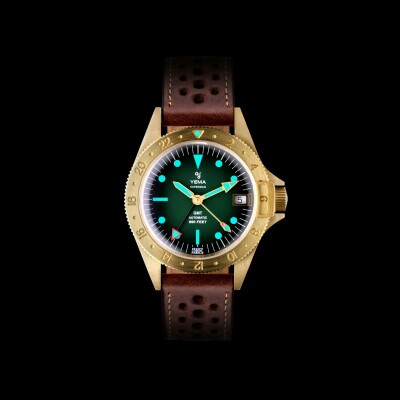 Montre Yema Superman Heritage GMT Bronze YGMTZ21A39-ZU31S