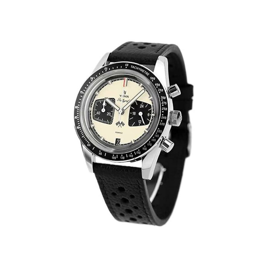 Yema Rallygraf Meca-Quartz Chronograph watch