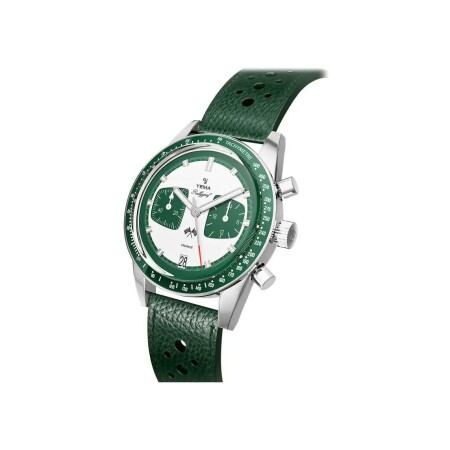 Montre Yema Rallygraf Meca-Quartz Verte YMHF1580-ZZ